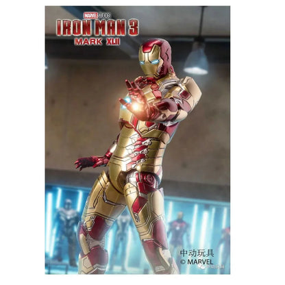 ZD Toys Iron Man Mark 42 XLII Figure (6.5 Inch) – Marvel Iron Man 3 1:10 Scale Collectible Non-Luminous Action Figure with Accessories