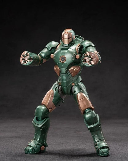 ZD Toys 1:10 Scale Iron Man Mark 37 XXXVII (Hammerhead) Action Figure (6-7 Inch) | Marvel Studios Iron Man 3 Collectible with Articulation