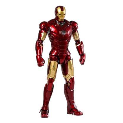 ZD Toys Iron Man Mark III 1:5 Scale Action Figure 14" Tony Stark LED Articulating