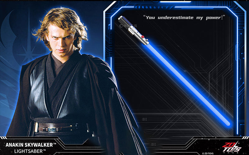 ZD Toys Star Wars Character Lightsaber | 100cm LED FX Lightsaber with Sound Effects | Electronic Roleplay Toy | Premium Collectible | Ages 14+