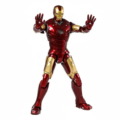 ZD Toys Iron Man Mark III 1:5 Scale Action Figure 14" Tony Stark LED Articulating