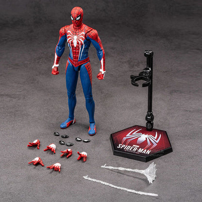 ZD Toys Marvel Spider-Man Advanced Suit Action Figure (7 Inch) | 1:10 Scale Premium Collectible