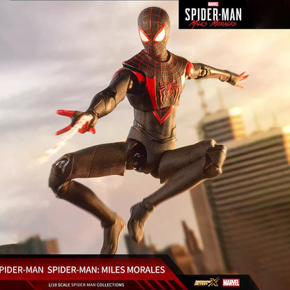 ZD Toys Marvel Spider-Man Miles Morales | 1:10 Scale 7-Inch Highly Articulated Action Figure