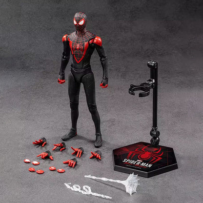 ZD Toys Marvel Spider-Man Miles Morales | 1:10 Scale 7-Inch Highly Articulated Action Figure