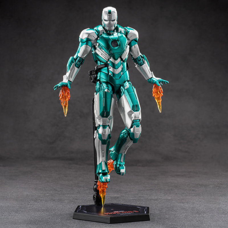 ZD Toys Marvel Studios Iron Man 3 Mark 31 (Piston) | 1:10 Scale 7-Inch Highly Articulated Action Figure