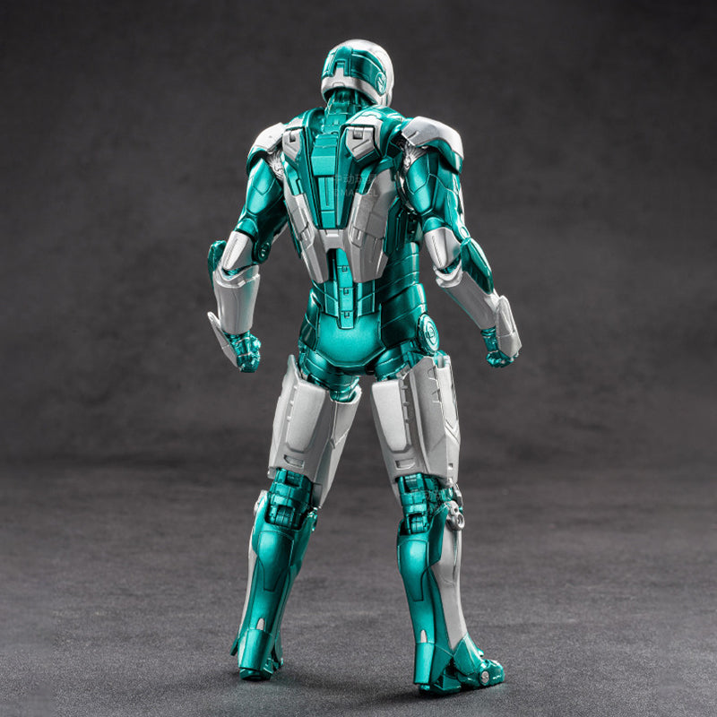 ZD Toys Marvel Studios Iron Man 3 Mark 31 (Piston) | 1:10 Scale 7-Inch Highly Articulated Action Figure