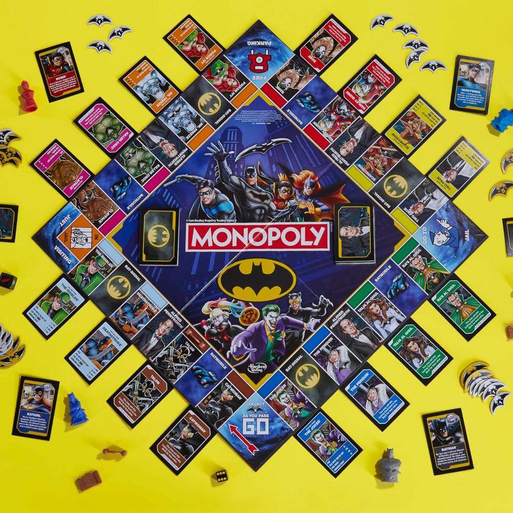 Hasbro Gaming Monopoly Batman Edition Board Game