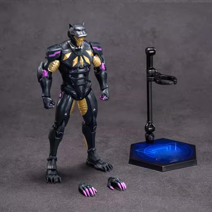 ZD Toys Marvel Super War Collection Black Panther Action Figure (7 Inch) - 1917-01 | 1:10 Scale Premium Collectible