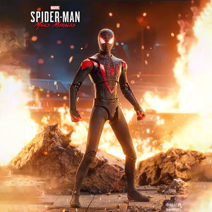 ZD Toys Marvel Spider-Man Miles Morales | 1:10 Scale 7-Inch Highly Articulated Action Figure