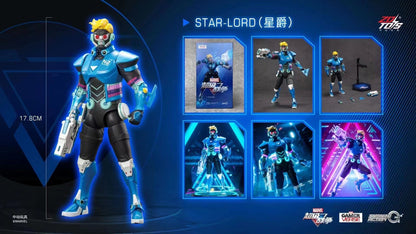 ZD Toys Marvel Gamerverse Star-Lord Action Figure (7 Inch) | 1:10 Scale Premium Marvel Collectible