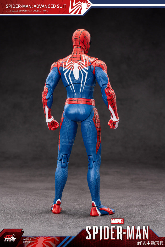 ZD Toys Marvel Spider-Man Advanced Suit Action Figure (7 Inch) | 1:10 Scale Premium Collectible