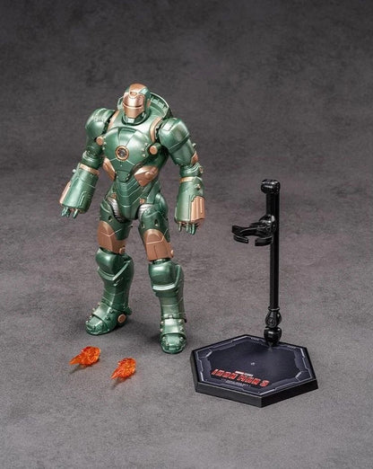 ZD Toys 1:10 Scale Iron Man Mark 37 XXXVII (Hammerhead) Action Figure (6-7 Inch) | Marvel Studios Iron Man 3 Collectible with Articulation