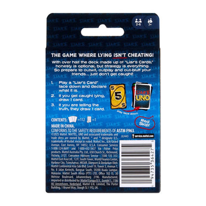 Liar’s UNO Card Game