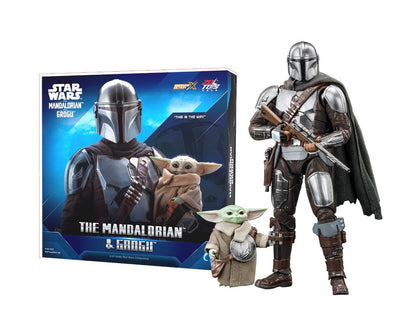 ZD TOYS Star Wars: The Mandalorian & Grogu 1:10 Scale Action Figure Set | Premium Collectible Figures