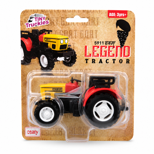Centy Tiny Truckies 5911 Legend Tractor Friction Powered Toy – Farm Vehicle for Kids 3+ Years