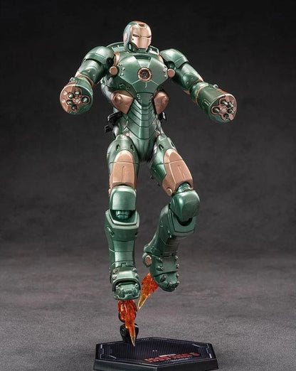 ZD Toys 1:10 Scale Iron Man Mark 37 XXXVII (Hammerhead) Action Figure (6-7 Inch) | Marvel Studios Iron Man 3 Collectible with Articulation