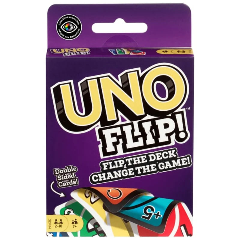 UNO Flip! Card Game With Double-Sided Deck For Families & Game