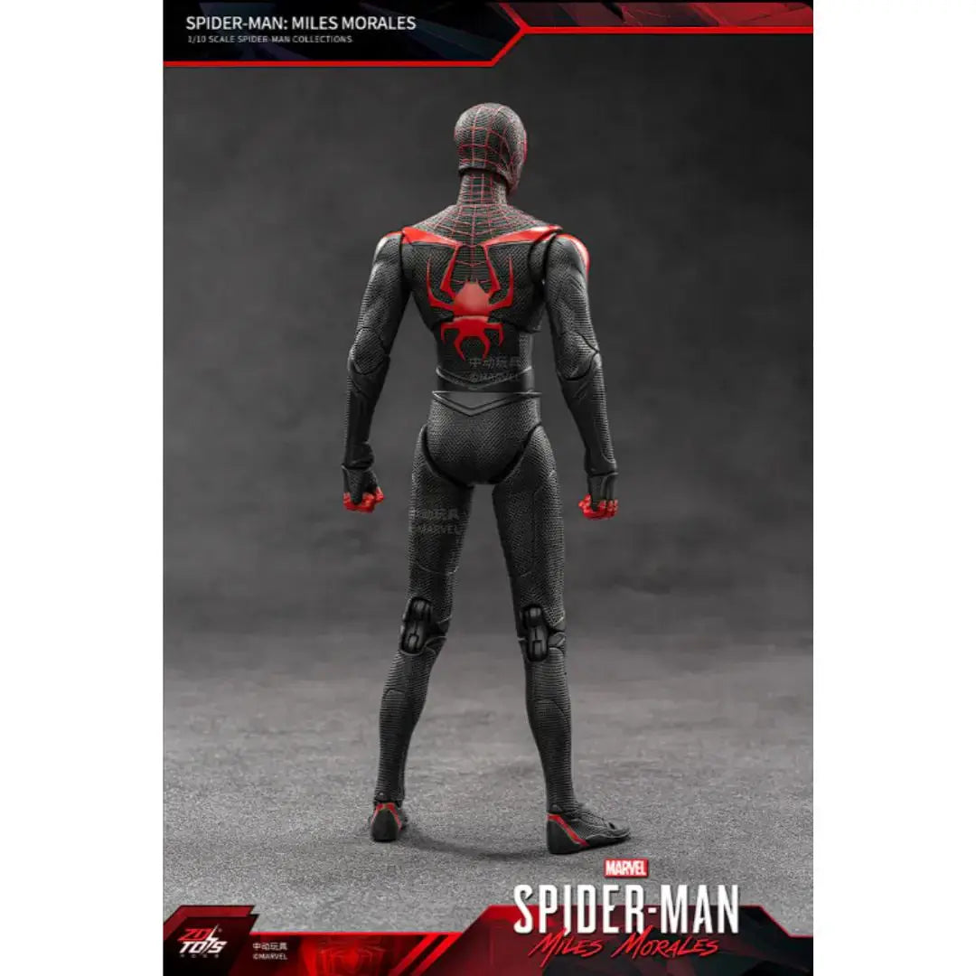 ZD Toys Marvel Spider-Man Miles Morales | 1:10 Scale 7-Inch Highly Articulated Action Figure