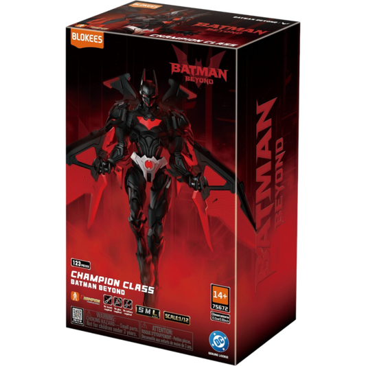 Blokees Champion Class Batman Beyond Building Kit | 123-Piece DC Collectible Model Set | 1:12 Scale Action Figure