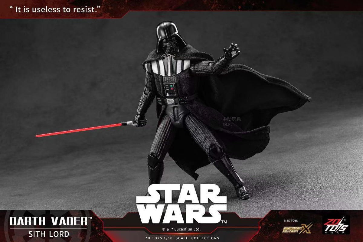 ZD Toys Star Wars Darth Vader Sith Lord Action Figure 7inch  | 1966-01 | 1:10 Scale Official Collectible