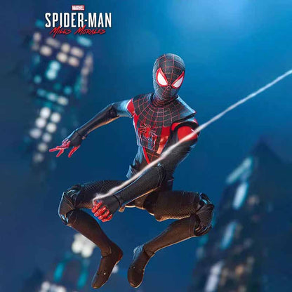 ZD Toys Marvel Spider-Man Miles Morales | 1:10 Scale 7-Inch Highly Articulated Action Figure