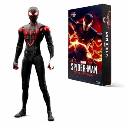 ZD Toys Marvel Spider-Man Miles Morales | 1:10 Scale 7-Inch Highly Articulated Action Figure