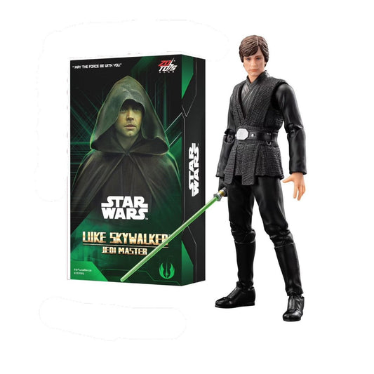 ZD Toys Star Wars Luke Skywalker Jedi Master Action Figure (7 Inch) | 1966-03 | 1:10 Scale Official Collectible