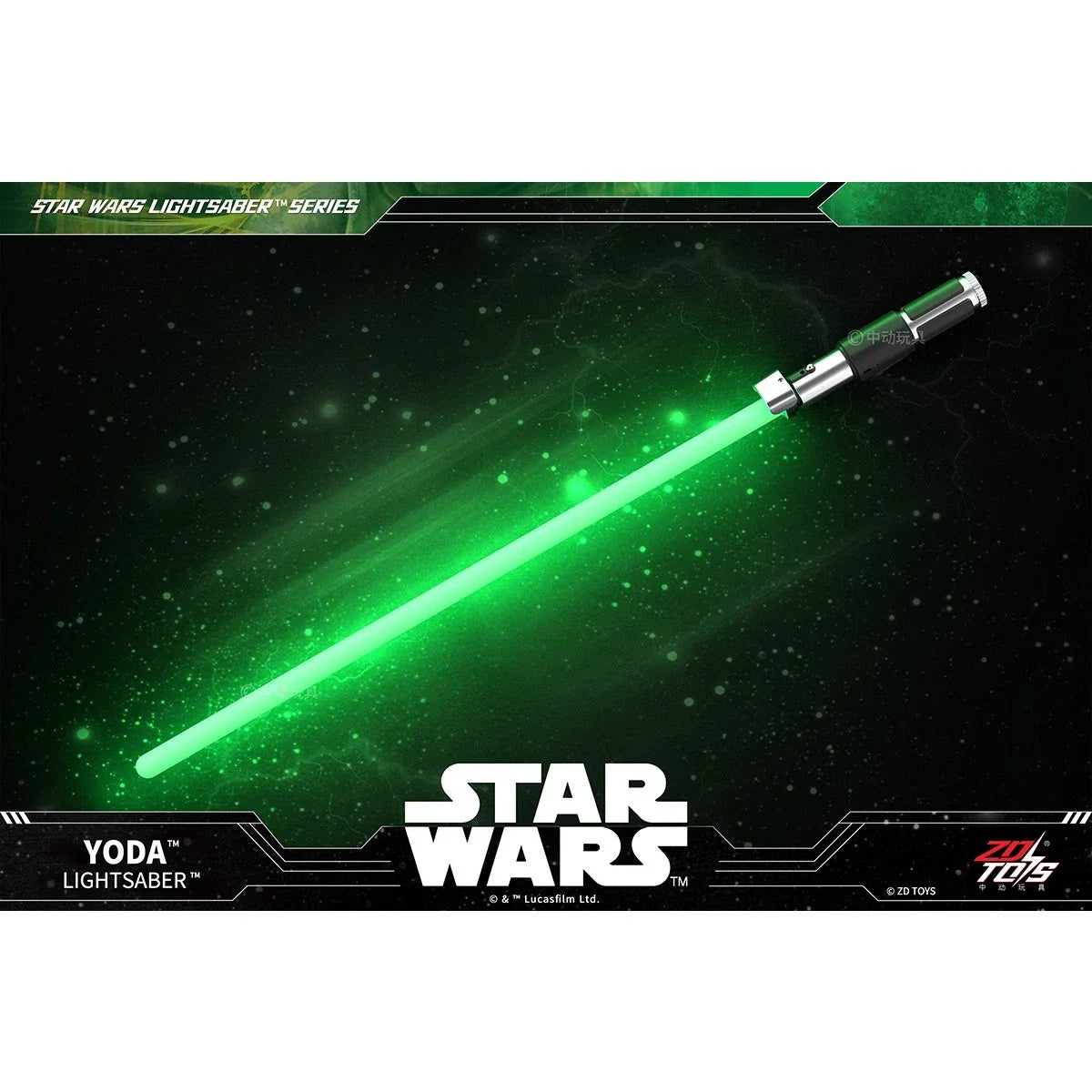 ZD Toys Star Wars Character Lightsaber | 100cm LED FX Lightsaber with Sound Effects | Electronic Roleplay Toy | Premium Collectible | Ages 14+
