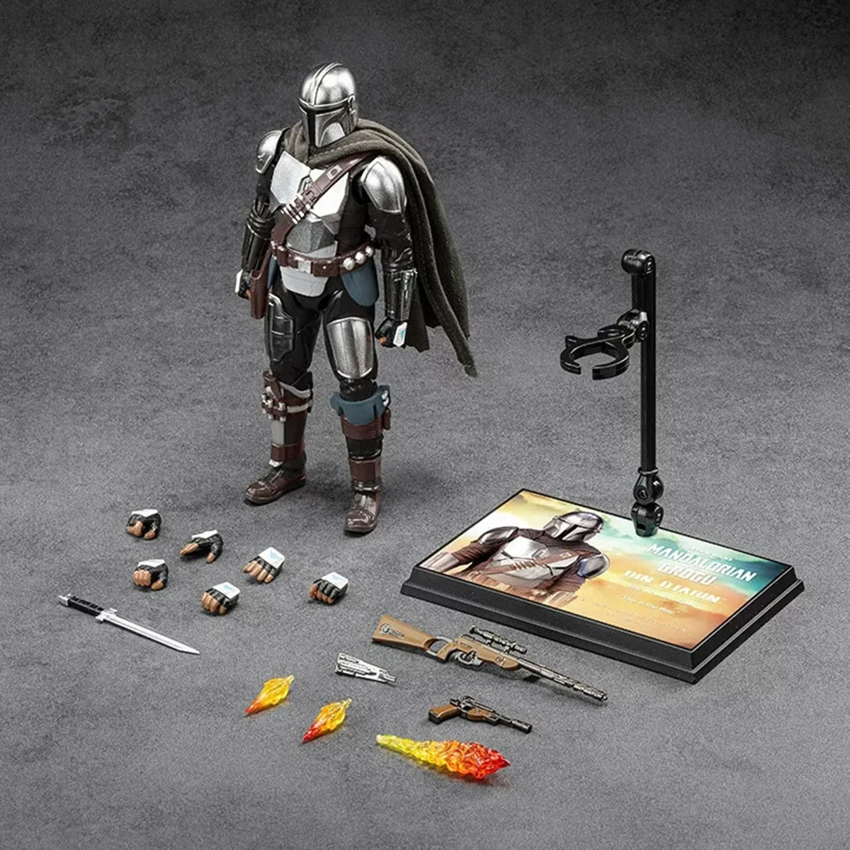 ZD Toys 1:10 Star Wars The Mandalorian Action Figure , 1966-09