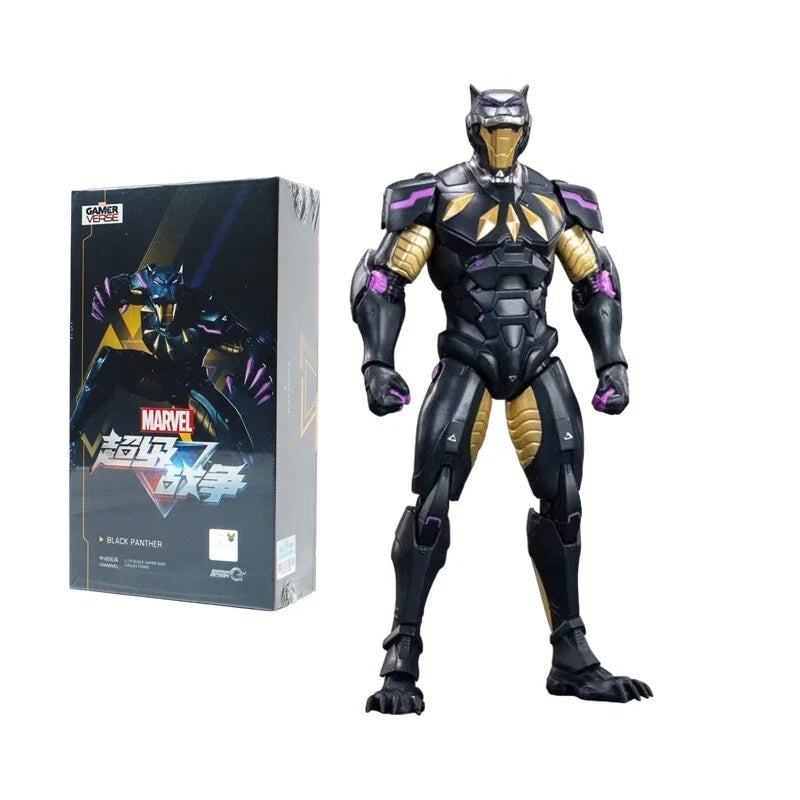 ZD Toys Marvel Super War Collection Black Panther Action Figure (7 Inch) - 1917-01 | 1:10 Scale Premium Collectible
