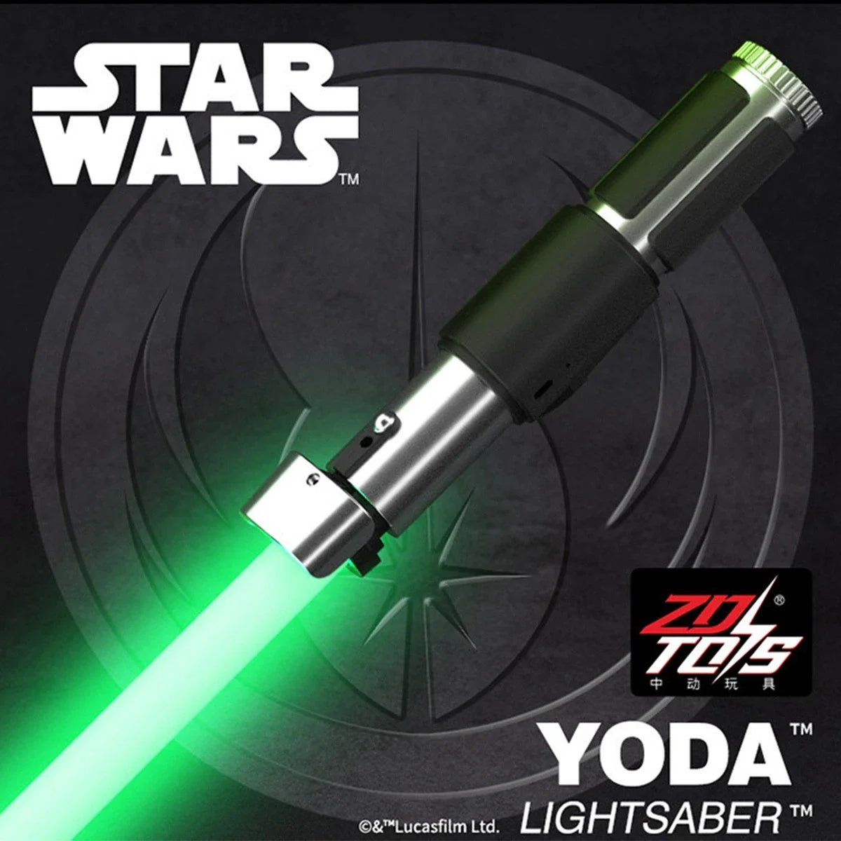 ZD Toys Star Wars Character Lightsaber | 100cm LED FX Lightsaber with Sound Effects | Electronic Roleplay Toy | Premium Collectible | Ages 14+