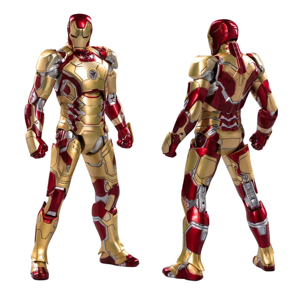 ZD Toys Iron Man Mark 42 XLII Figure (6.5 Inch) – Marvel Iron Man 3 1:10 Scale Collectible Non-Luminous Action Figure with Accessories