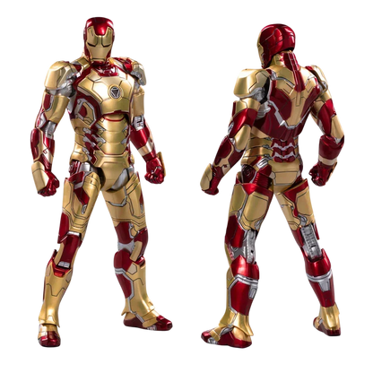 ZD Toys Iron Man Mark 42 XLII Figure (6.5 Inch) – Marvel Iron Man 3 1:10 Scale Collectible Non-Luminous Action Figure with Accessories