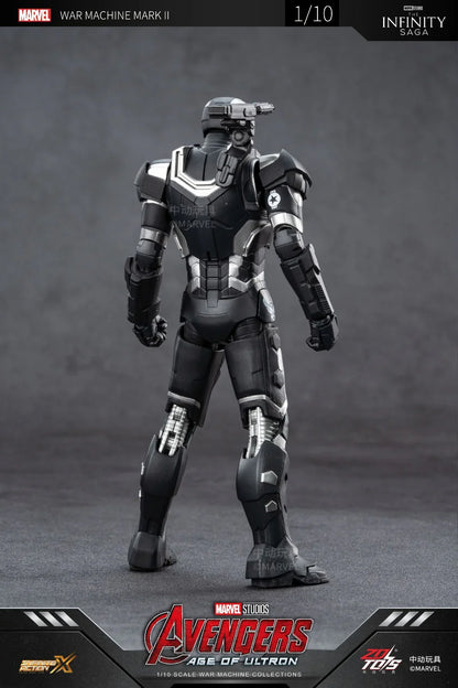 ZD Toys Marvel Avengers: Age of Ultron Iron Man Mark II (MK2) 1/10 Scale Action Figure | 7 Inch Premium Collector Figure with Articulation | Display Collectible