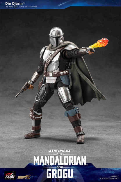 ZD Toys 1:10 Star Wars The Mandalorian Action Figure , 1966-09