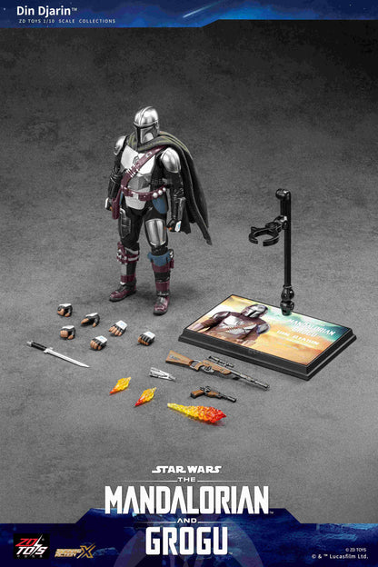 ZD Toys 1:10 Star Wars The Mandalorian Action Figure , 1966-09
